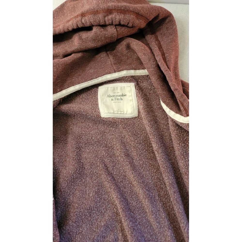 Abercrombie & Fitch Womens Purple Full Zip Hoodie With Pockets Sz LG Longsleeve - Picture 3 of 8